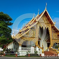 Golden Buddha Statue At Wat Phra Singh Royalty Free Stock Photo ...