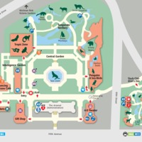 Map - Central Park Zoo
